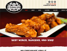 Tablet Screenshot of newyorkfirehousegrille.com